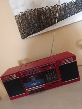 Radiocasete Sony CFS-3000L Rojo