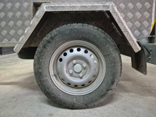 Remolque de aluminio para perros