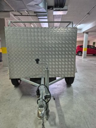 Remolque de aluminio para perros
