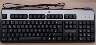 Teclado HP PS2 con cable