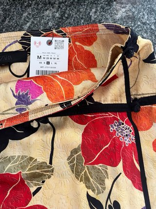 Falda pareo Zara floral T/L
