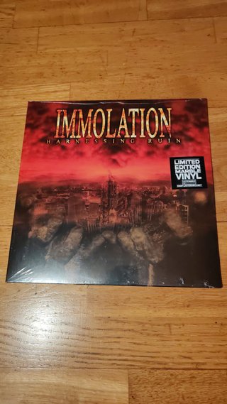 IMMOLATION - Harnessing Ruin LP, Vinilo Marble, Ed