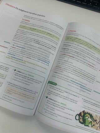 Llengua i literatura, 1o E.S.O. Saba