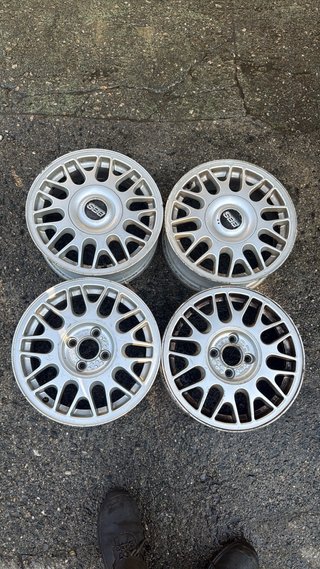 2 Llantas BBS 15 Pulgadas con tapa