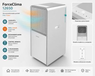 AIRE ACONDICIONADO CECOTEC FORCECLIMA 12650
