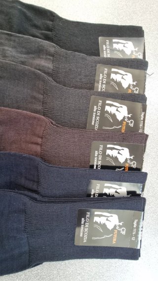 CF FUTURA Calze Uomo Cotone Taglia 43/45 - 6 Paia