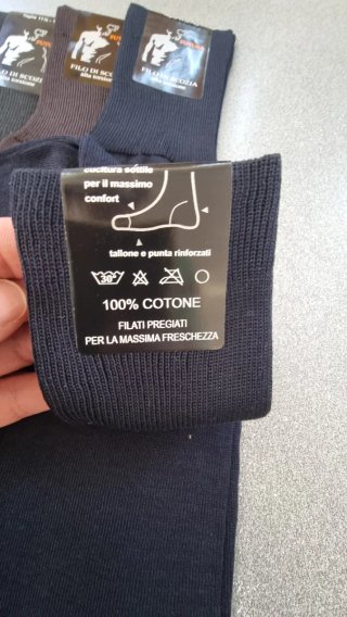 CF FUTURA Calze Uomo Cotone Taglia 43/45 - 6 Paia