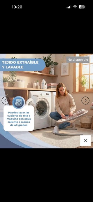 Hamaca eléctrica para bebé