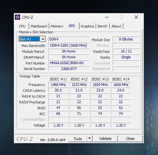 Coppia Sodimm SK HYNIX DDR4 8Gb 3200 totali 16Gb