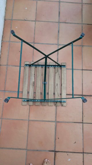 Mesa plegable Ikea Tarno terraza