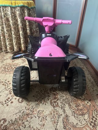 Quad Eléctrico Infantil Rosa y Negro