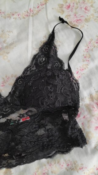 Bralette Dolce Vita encaje negro