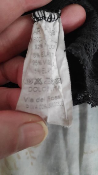 Bralette Dolce Vita encaje negro