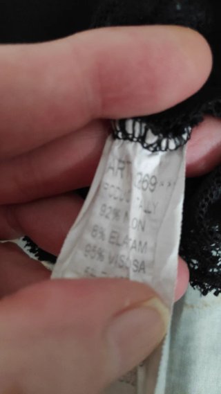 Bralette Dolce Vita encaje negro