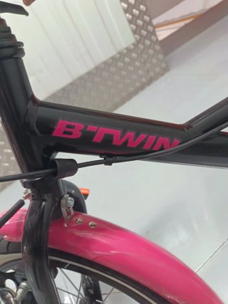 Bicicleta infantil Btwin rosa