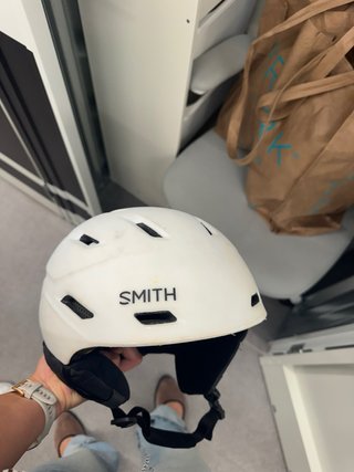 Casco de esquí Smith blanco