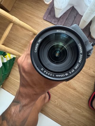 Canon EOS 60D + Lente 18-135mm + Mochila