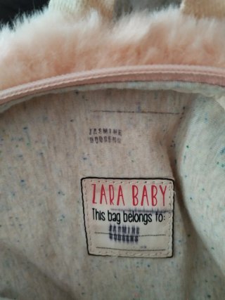 Mochila Zara Baby Peluche
