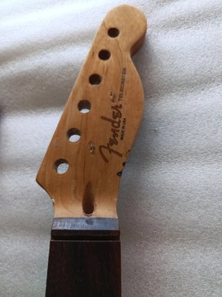Mástil Telecaster Fender Decal. 21 trastes