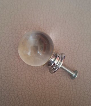 Tirador armario cristal y metal