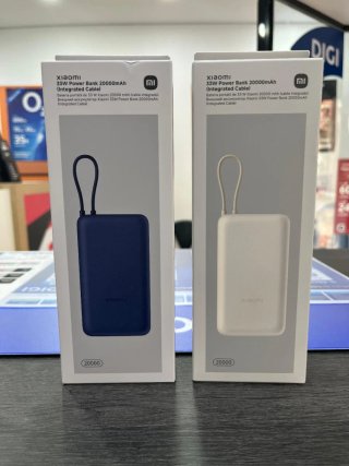 Xiaomi Power Bank 20000mAh 33W Cable Integrado