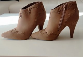 Botines Catwalk Marrón Tacon