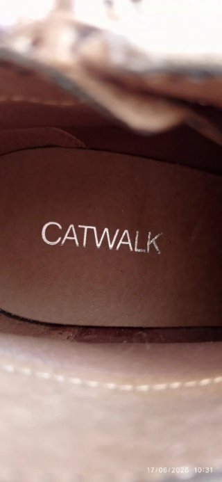 Botines Catwalk Marrón Tacon