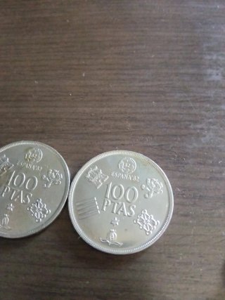 Lote 4 monedas 100 pesetas 1975-1980