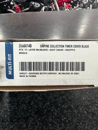 Kit tapa Negro Harley-Davidson Calavera original