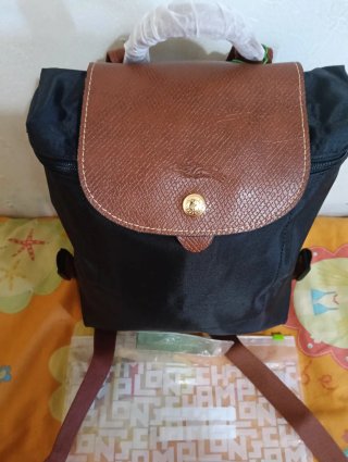 Lote 3 Zaini Longchamp: Bordeaux, Nero e Marrone