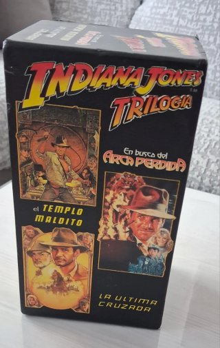 Trilogía Indiana Jones VHS Caja Original