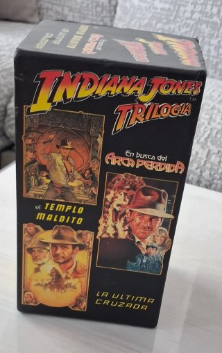 Trilogía Indiana Jones VHS Caja Original