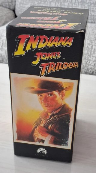 Trilogía Indiana Jones VHS Caja Original