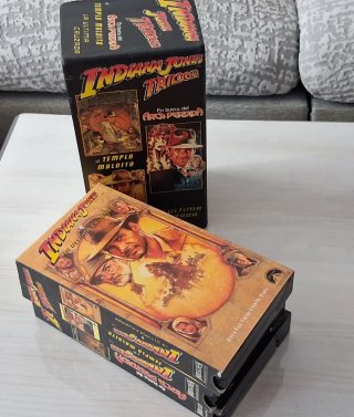 Trilogía Indiana Jones VHS Caja Original