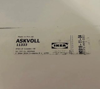 Cama Ikea Askvoll blanca
