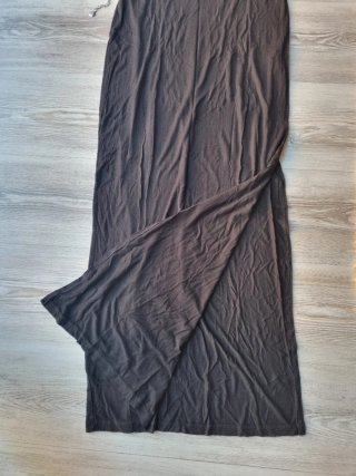 Falda Larga Bershka Negra