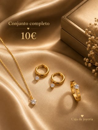 Conjunto Joyería Oro Laminado (no se pone feo)