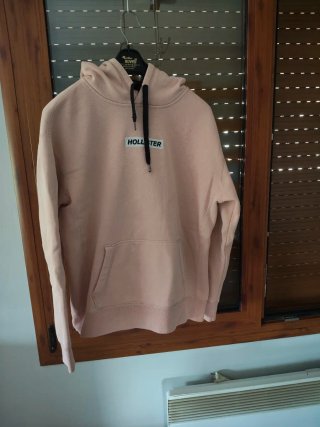 Sudadera Hollister California Rosa Talla M