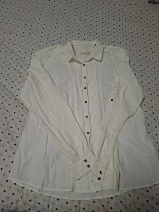 Camisa Massimo Dutti Talla 46 Blanca
