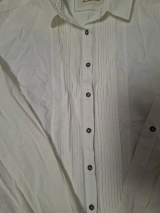 Camisa Massimo Dutti Talla 46 Blanca