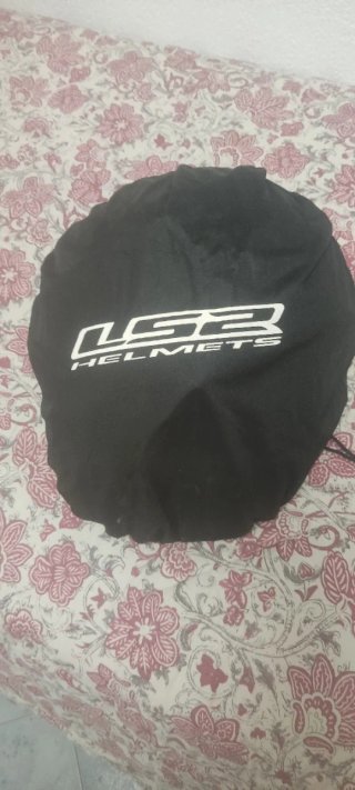 Casco LS2 STROBE Negro con intercomunicador.(S)