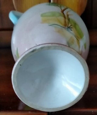 Vasetto vintage ceramica dipinto