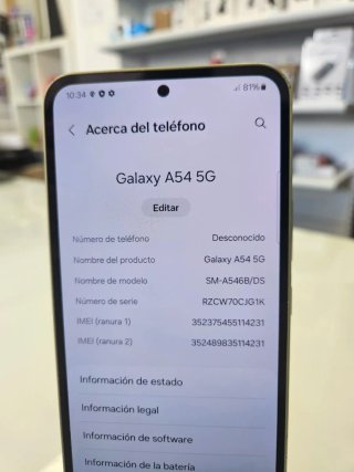 Samsung A54 5G [con garantía]
