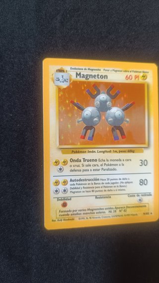 Magneton Holo Base Set Carta Pokemon PSA