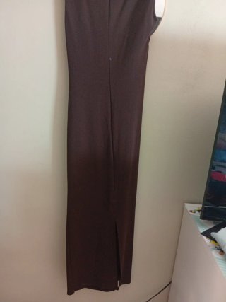 Vestido Bershka marrón talla M