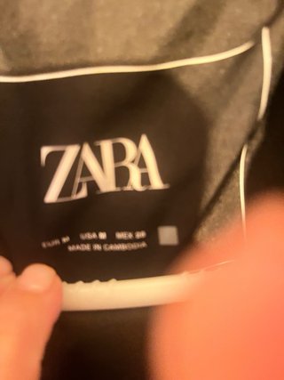 Chaleco acolchado ZARA negro