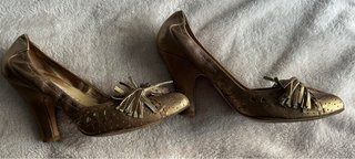 Zapatos Piel Pura López Dorados