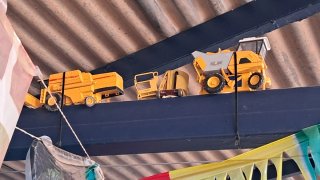 Maquinaria de construcción de juguete