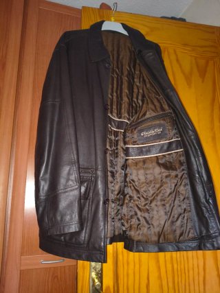Chaqueta de cuero hombre