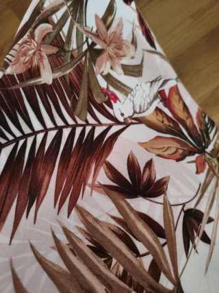 Falda larga Mango estampado tropical